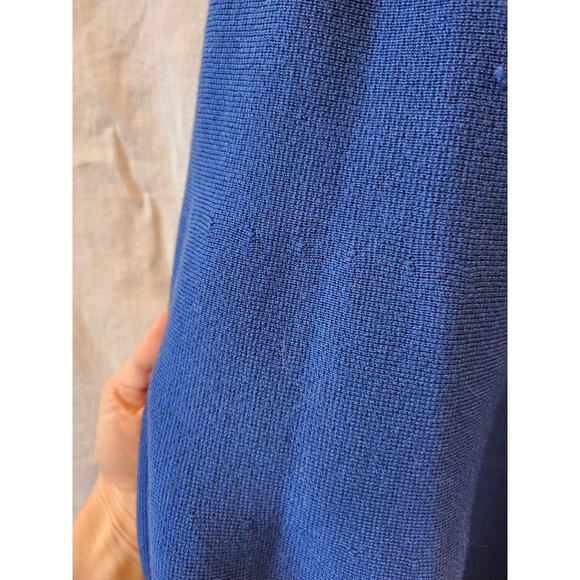 J. Crew 100% Merino Wool Blue Full Length Skirt Size 6 - Picture 6 of 8